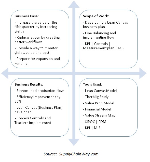 Project summary for lean canvas model