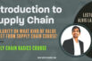 Introduction to supply chain