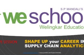 WeSchool (Welingkar Institute of Management) Supply Chain Analytics Career Session by Alvis Lazarus