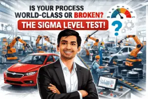Comparison of Sigma Levels with real-world examples showing how defect rates vary between 3 Sigma and 6 Sigma processes