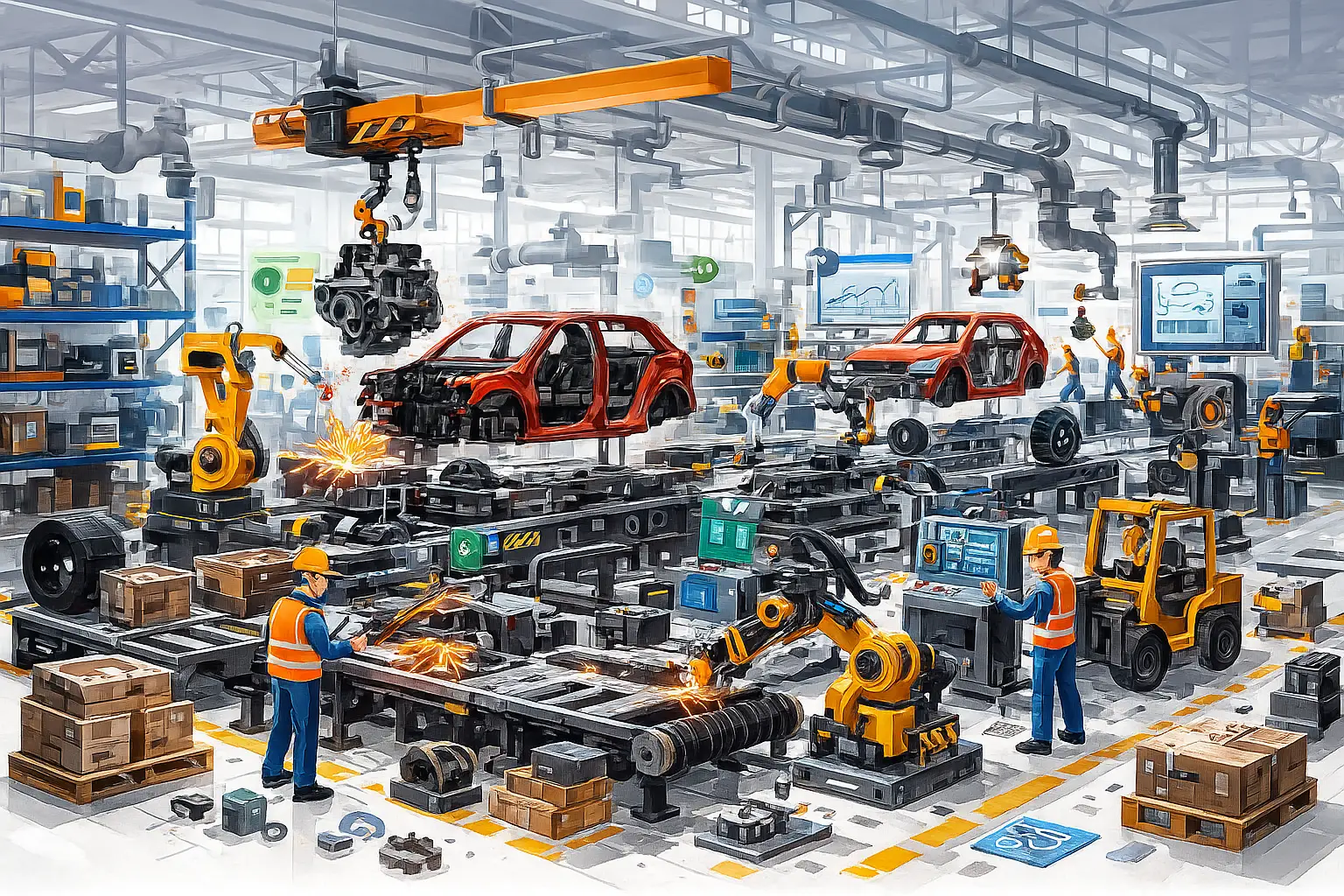 Diagram showing different Six Sigma methodologies: DMAIC, DMEDI, DMADV, IDOV, ICCDI, and Lean Six Sigma for process improvement and quality management.